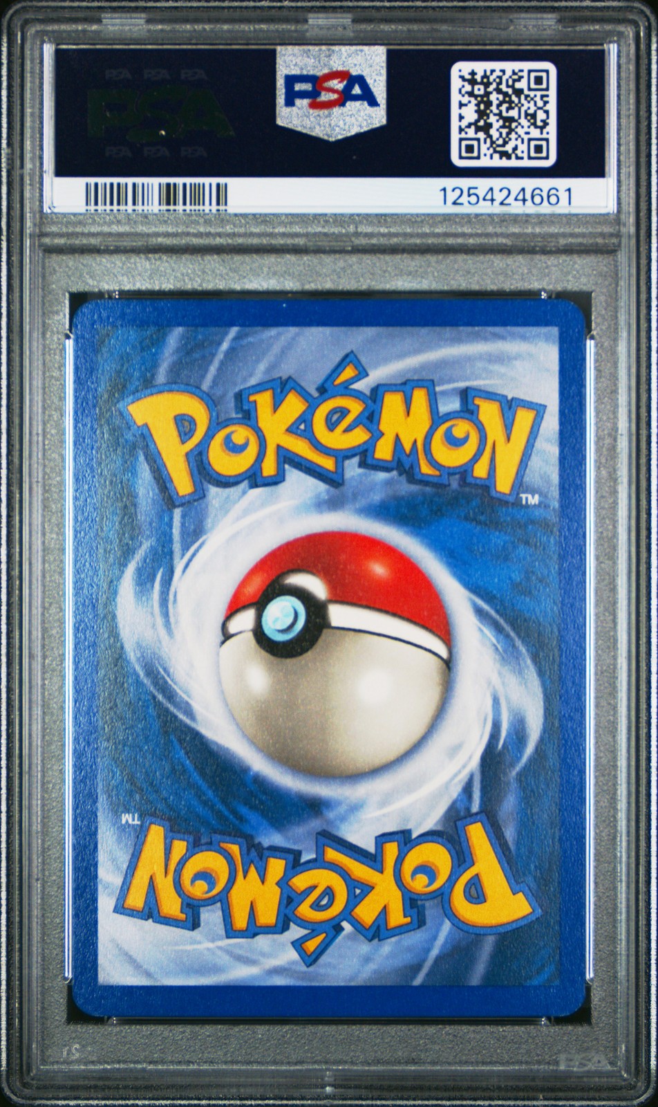 2002 POKEMON EXPEDITION #133 TAUROS-REVERSE FOIL PSA 8 - Image 3