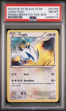 2016 POKEMON XY BLACK STAR PROMO BREAK EVOLUTION BOX #XY156 LUGIA-HOLO PSA 8 - Image 2