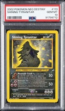 2002 POKEMON NEO DESTINY #113 SHINING TYRANITAR PSA 10 - Image 2