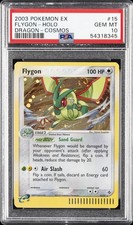 2003 POKEMON EX DRAGON COSMOS #15 FLYGON-HOLO PSA 10 - Image 2