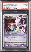 2008 POKEMON DIAMOND & PEARL BLACK STAR PROMO #DP28 MEWTWO LV.X-HOLO PSA 1 - Image 2