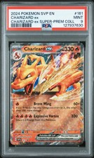 2024 POKEMON SVP EN-SV BLACK STAR PROMO #161 CHARIZARD EX PSA 9 - Image 2