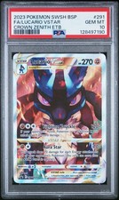 2023 POKEMON SWSH BLACK STAR PROMO #291 FULL ART/LUCARIO VSTAR PSA 10 - Image 2