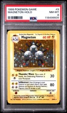 1999 POKEMON GAME #9 MAGNETON-HOLO PSA 8 - Image 2
