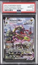 2021 POKEMON SWORD & SHIELD EVOLVING SKIES SECRET FULL ART/RAYQUAZA VMAX PSA 10 - Image 2