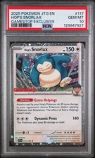 2025 POKEMON JTG EN-JOURNEY TOGETHER GAMESTOP EXCLUSIVE HOP'S SNORLAX PSA 10 - Image 2