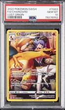 2022 POKEMON SWORD & SHIELD LOST ORIGIN #TG03 FULL ART/CHARIZARD PSA 10 - Image 2