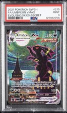 2021 POKEMON SWORD & SHIELD EVOLVING SKIES SECRET FULL ART/UMBREON VMAX PSA 9 - Image 2