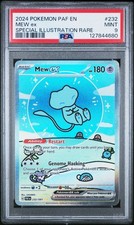 2024 POKEMON PAF EN-PALDEAN FATES SPECIAL ILLUSTRATION RARE #232 MEW EX PSA 9 - Image 2