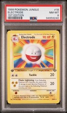 1999 POKEMON JUNGLE 1ST ED #18 ELECTRODE PSA 8 - Image 2