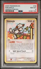 2005 POKEMON EX UNSEEN FORCES #48 SMEARGLE PSA 8 - Image 2
