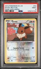 2012 POKEMON B&W DARK EXPLORERS #83 EEVEE-REVERSE FOIL PSA 9 - Image 2