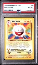 1999 POKEMON GAME #21 ELECTRODE PSA 6 - Image 2