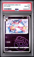 2025 POKEMON SIMPLIFIED CHINESE CBB2 C-GEM PACK VOL 2 #10 SYLVEON PSA 10 - Image 2