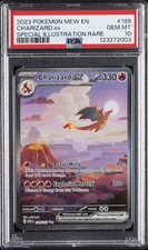 2023 POKEMON MEW EN-151 SPECIAL ILLUSTRATION RARE #199 CHARIZARD EX PSA 10 - Image 2
