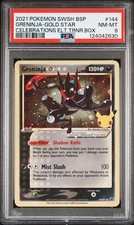 2021 POKEMON SWSH BLACK STAR PROMO #144 GRENINJA-GOLD STAR PSA 8 - Image 2
