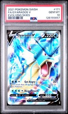 2021 POKEMON SWORD & SHIELD EVOLVING SKIES #171 FULL ART/GYARADOS V PSA 10 - Image 2