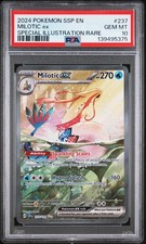 2024 POKEMON SSP EN-SURGING SPARKS SPECIAL ILLUSTRATION RARE MILOTIC EX PSA 10 - Image 2