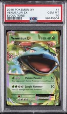 2016 POKEMON XY EVOLUTIONS #1 VENUSAUR EX PSA 10 - Image 2