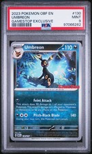 2023 POKEMON OBF EN-OBSIDIAN FLAMES GAMESTOP EXCLUSIVE #130 UMBREON PSA 9 - Image 2