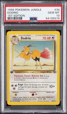 1999 POKEMON JUNGLE 1ST ED #34 DODRIO PSA 10 - Image 2