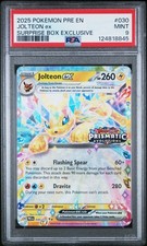 2025 POKEMON PRE EN-PRISMATIC EVOLUTIONS SURPRISE BOX EXCLUSIVE JOLTEON EX PSA 9 - Image 2