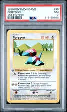 1999 POKEMON GAME 1ST ED #39 PORYGON PSA 7 - Image 2