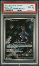 2023 POKEMON SVP EN-SV BLACK STAR PROMO 151 ULTRA-PREM COLL #052 MEWTWO PSA 10 - Image 2