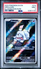 2023 POKEMON SVI EN-SCARLET & VIOLET ILLUSTRATION RARE #214 GREAVARD PSA 9 - Image 2