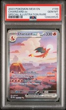 2023 POKEMON MEW EN-151 SPECIAL ILLUSTRATION RARE #199 CHARIZARD EX PSA 10 - Image 2