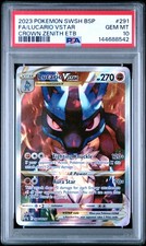 2023 POKEMON SWSH BLACK STAR PROMO #291 FULL ART/LUCARIO VSTAR PSA 10 - Image 2