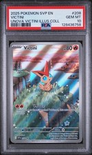 2025 POKEMON SVP EN-SV BLACK STAR PROMO #208 VICTINI PSA 10 - Image 2