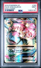 2016 POKEMON XY EVOLUTIONS #100 FULL ART/M VENUSAUR EX PSA 9 - Image 2