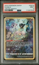 2023 POKEMON SWORD & SHIELD CROWN ZENITH #GG10 FULL ART/MEW PSA 9 - Image 2