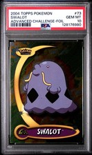 2004 TOPPS POKEMON ADVANCED CHALLENGE FOIL #73 SWALOT PSA 10 - Image 2