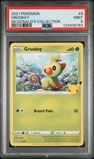2021 POKEMON MCDONALD'S COLL #8 GROOKEY PSA 9 - Image 2