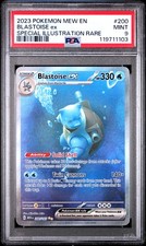 2023 POKEMON MEW EN-151 SPECIAL ILLUSTRATION RARE #200 BLASTOISE EX PSA 9 - Image 2