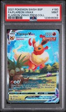 2021 POKEMON SWSH BLACK STAR PROMO #180 FULL ART/FLAREON VMAX PSA 9 - Image 2