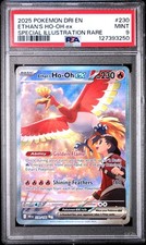 2025 POKEMON DRI EN-DESTINED RIVALS #230 ETHAN'S HO-OH EX PSA 9 - Image 2