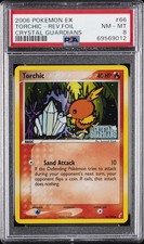 2006 POKEMON EX CRYSTAL GUARDIANS #66 TORCHIC-REVERSE FOIL PSA 8 - Image 2