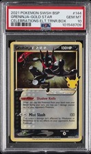 2021 POKEMON SWSH BLACK STAR PROMO #144 GRENINJA-GOLD STAR PSA 10 - Image 2