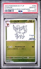2023 POKEMON JPN SV-P PROMO #068 LEAFEON PSA 10 - Image 2