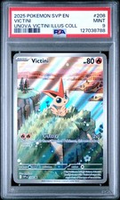 2025 POKEMON SVP EN-SV BLACK STAR PROMO #208 VICTINI PSA 9 - Image 2