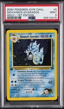 2000 POKEMON GYM CHALLENGE HOLO-1ST ED #5 GIOVANNI'S GYARADOS PSA 9 - Image 2