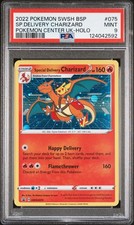 2022 POKEMON SWSH BLACK STAR PROMO #075 SPECIAL DELIVERY CHARIZARD-HOLO PSA 9 - Image 2