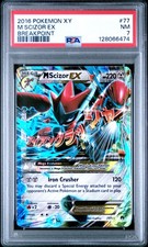 2016 POKEMON XY BREAKPOINT #77 M SCIZOR EX PSA 7 - Image 2