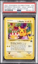 2021 POKEMON CELEBRATIONS CLASSIC COLL #24 BIRTHDAY PIKACHU-HOLO PSA 10 - Image 2