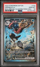 2024 POKEMON SVP EN-SV BLACK STAR PROMO #132 GRENINJA EX PSA 10 - Image 2