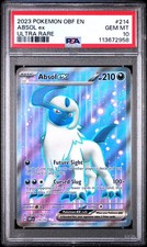 2023 POKEMON OBF EN-OBSIDIAN FLAMES ULTRA RARE #214 ABSOL EX PSA 10 - Image 2