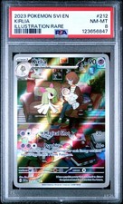 2023 POKEMON SVI EN-SCARLET & VIOLET ILLUSTRATION RARE #212 KIRLIA PSA 8 - Image 2